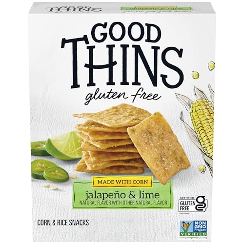 Good Thins Jalapeño & Limette, Mais- und Reissnacks, glutenfrei, 100 ml von Good Thins