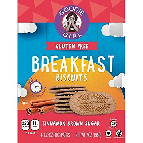 Goodie Girl Cookies Frühstückskekse, Zimtbrauner Zucker, 4 Stück, Nettogewicht 200 g von Goodie Girl Cookies