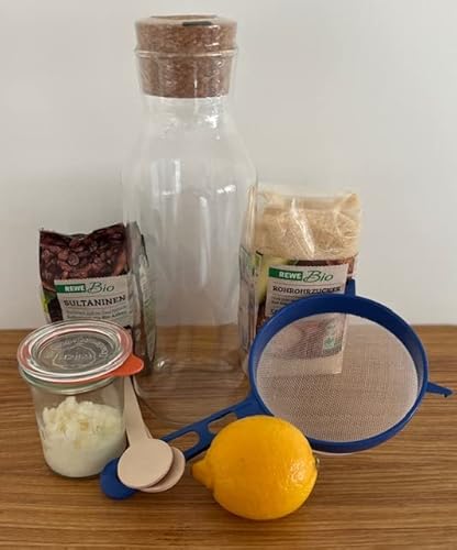 Wasserkefir Starter-Set inkl. 50g Kefir von Goodrinks