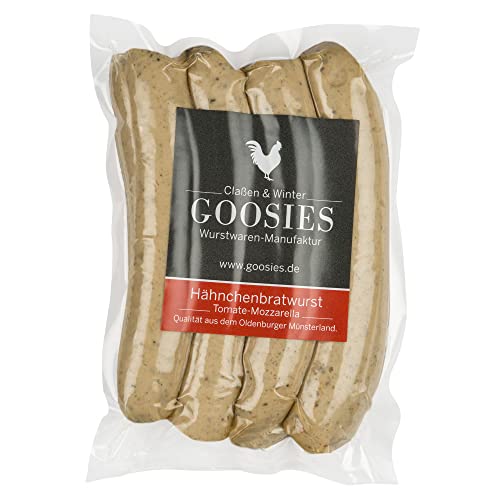 Goosies | Hähnchenbratwurst Tomate-Mozzarella | 225g von Goosies