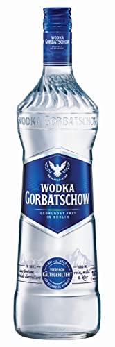 Wodka Gorbatschow 37,5 Prozent vol. (1 x 1 l) Premium Vodka - absolute Reinheit und Klarheit, milder Geschmack, ideal als Longdrink, im Cocktail oder als Shot von Gorbatschow