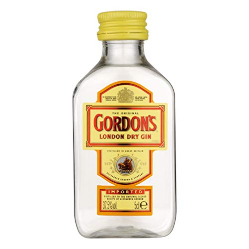 Gordon´s London Dry Gin, 12er, Alkohol, Alkoholgetränk, Flasche, Miniatur, 37.5%, 50 ml, 744604 von Gordon's