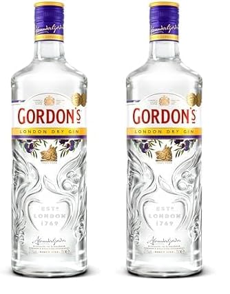 Gordon's London Dry Gin 37,5%, Volume 0.7 l (Packung mit 2) von Gordon's