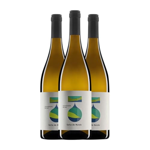 Gota de Mundo Sauvignon Weiß Primorska Goriška Brda 75 cl Weißwein (Karton mit 3 Flaschen von 75 cl) von Gota de Mundo