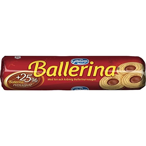 Göteborgs Kex Ballerina - Kekse mit Nougat Füllung 190g von Goteborgs Kex