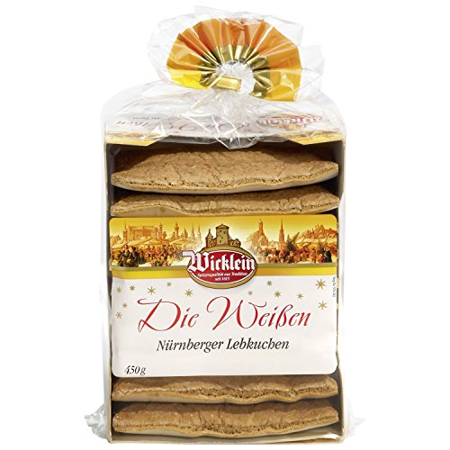 Wicklein "Die Weißen" Nürnberger Lebkuchen 450g von Gottfried Wicklein GmbH & Co. KG Nürnberger Lebkuchen und Gebäckspezialitäten