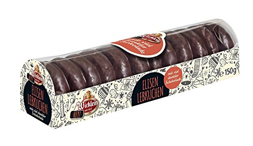 Wicklein Hey Mini Elisen Lebkuchen dunkle Schokolade mit Nuss 150g von Gottfried Wicklein GmbH & Co. KG Nürnberger Lebkuchen und Gebäckspezialitäten