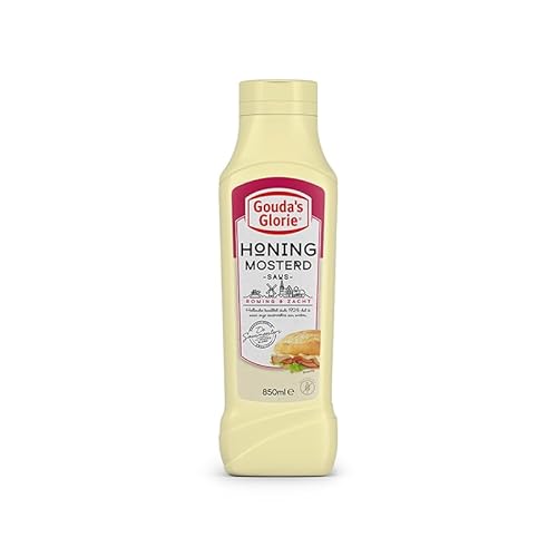 Gouda´s Glorie Honig-Senf-Sauce - 2x 850ml - cremig und süß würzige Soße nach Holländischer Art, perfekt zu Fleisch- und Fischgerichten oder als Basis zu Honig-Senf-Dressing, warm und kalt genießbar von Gouda´s Glorie