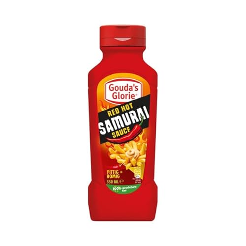 RED HOT SAMURAI SAUCE - 550 ML von Gouda's Glorie