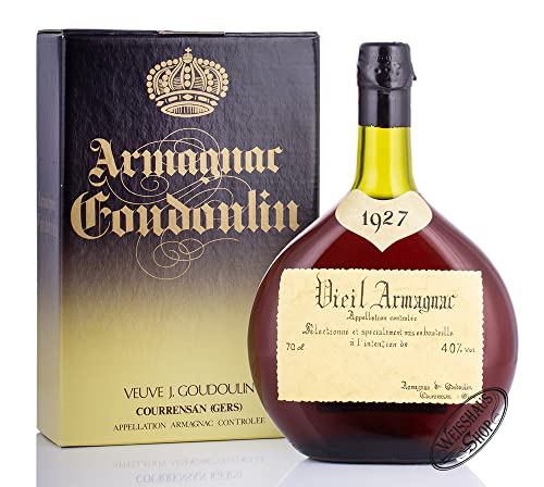 Goudoulin Vieil Armagnac Jahrgang 1927 Rarität 40% vol (1 x 0.7 l) von Goudoulin