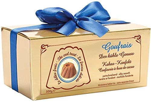 Goufrais Schokolade Kakao-Konfekt feinste Gugelhupf Pralinen - Schatzkiste 500 g von Goufrais