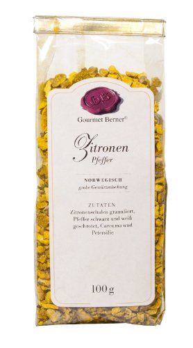 Gourmet Berner, Zitronenpfeffer norwegisch, grob 100g im Beutel von Gourmet Berner