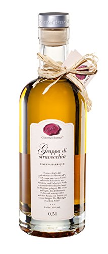 Gourmet Berner Grappa Stravecchia, Gran Riserva "Destillatione" 1998/99, 40%vol., 0,5l' / Grundpreis 53,90 € pro liter von Gourmet Berner