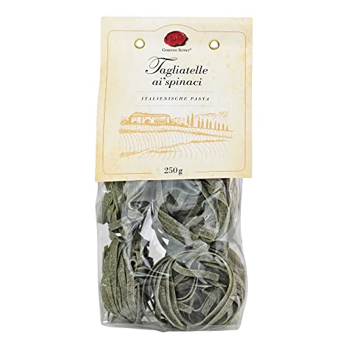 Gourmet Berner Pasta Tagliatelle ai Spinaci 250 g / Grundpreis 19,80 € pro kg von Gourmet Berner