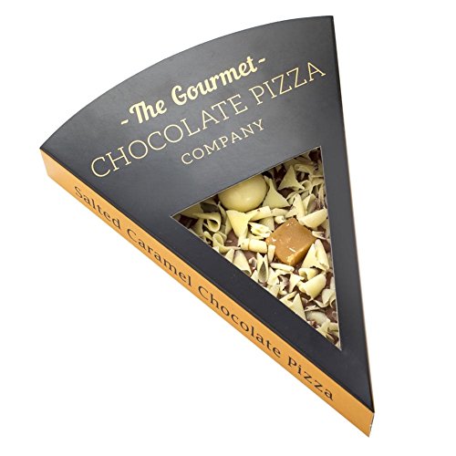 Gourmet Schokolade Pizza. Belgische Schokolade Pizza Slice - (Salted Caramel) von Gourmet