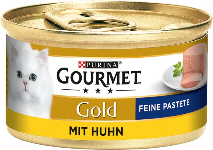 Purina Gourmet Gold Feine Pastete mit Huhn von Gourmet