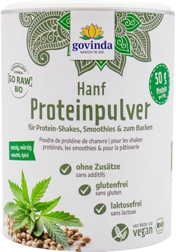 Bio-Hanf-Protein-Pulver 2 x 400 gr von Govinda