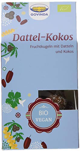 GOVINDA Dattel Kokos Kugeln Bio, 6er Pack (6 x 120 g ) von Govinda