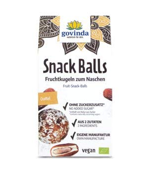 GOVINDA Snack Balls - Dattel 100g von Govinda