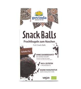 GOVINDA Snack Balls - Schoko Pur 100g von Govinda