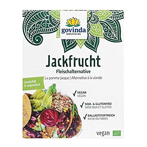 Govinda Bio Jackfrucht Fruchtfleisch Würfel, 200 g von Govinda