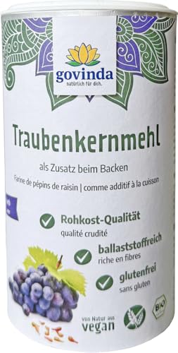 Govinda Bio Traubenkern Mehl (6 x 200 gr) von Govinda