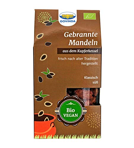 Govinda Gebrannte Mandeln, 2er Pack (2 x 100 g Karton) - Bio von Govinda