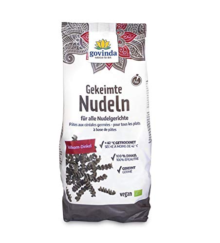 Govinda - Gekeimte Nudeln Vollkorn-Dinkel - 0,25 kg - 6er Pack von Govinda