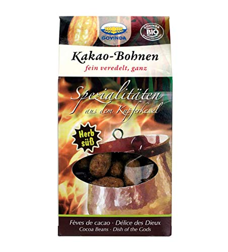 Govinda Kakao-Bohnen karamelisiert, 2er Pack (2 x 100 g Karton) - Bio von Govinda