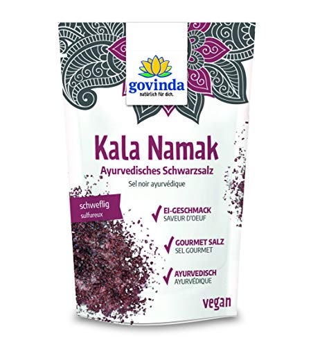 Govinda Kala Namak Ayurvedisches Schwarzsalz 150 g von Govinda