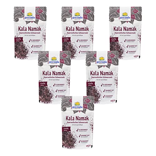 Govinda - Kala Namak Schwarzsalz - 150 g - 6er Pack von Govinda