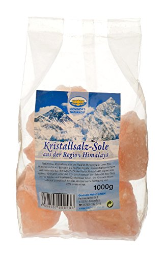 Govinda Kristallsalz fein gemahlen, 1er Pack (1 x 1 kg Beutel) von Govinda