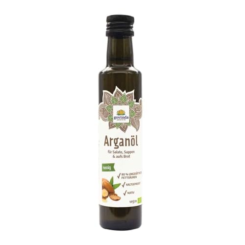 Govinda Premium-Arganöl nativ, 1er Pack (1 x 250 ml Flasche) - Bio von Govinda