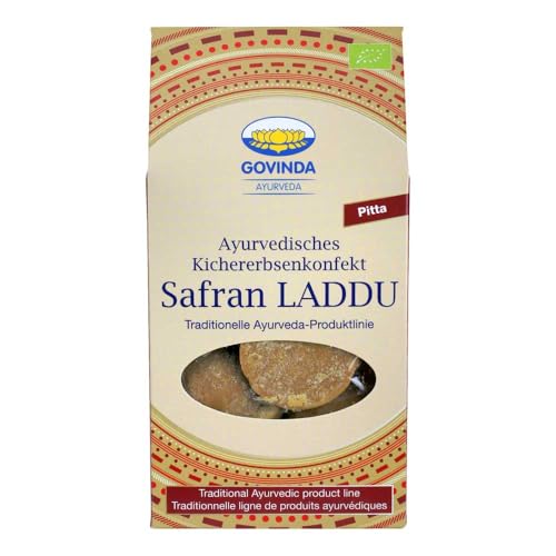 Govinda Safran-Laddu, 3er Pack (3 x 120 g) - Bio von Govinda