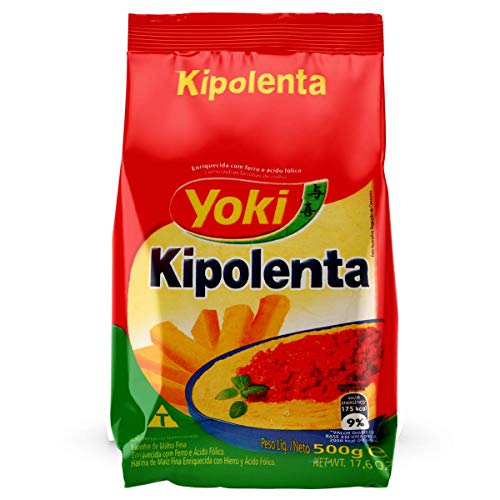 YOKI Kipolenta Vorgekochtes Maismehl - Farinha de Milho em Flocos Pré-Cozida, 500g von Goya