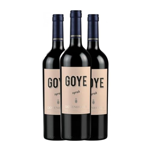 Goyenechea Goye Syrah San Rafael 75 cl Rotwein (Karton mit 3 Flaschen von 75 cl) von Goyenechea