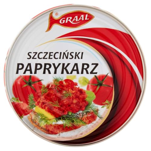 GRAAL Fischaufstrich Paprykarz szczecinski 3er Pack x 300g Produkt aus Polen von Graal