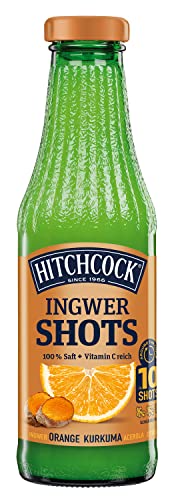 Hitchcock Ingwer Shot Orange, 500 ml (Packung mit 6) von Grace nnvg