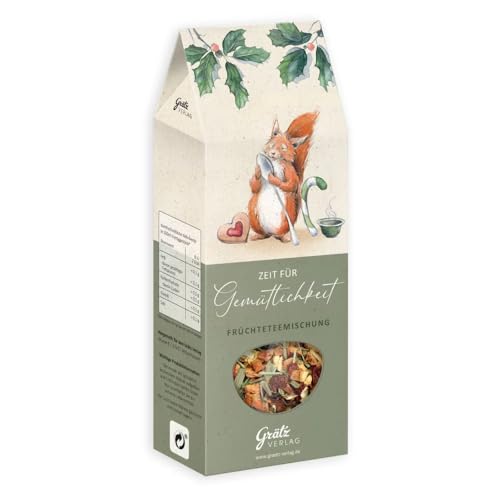 Tee in hübscher Geschenkverpackung, Kräutertee, Früchtetee, Grünteemischung, Mitbringsel, Geschenkidee (Zeit für Gemütlichkeit Früchteteemischung) von Grätz Verlag GmbH