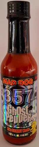 Mad Dog 357 Ghost Pepper - 150000 Scoville Hot Sauce - 148 ml von Graf von Leuchtenberg