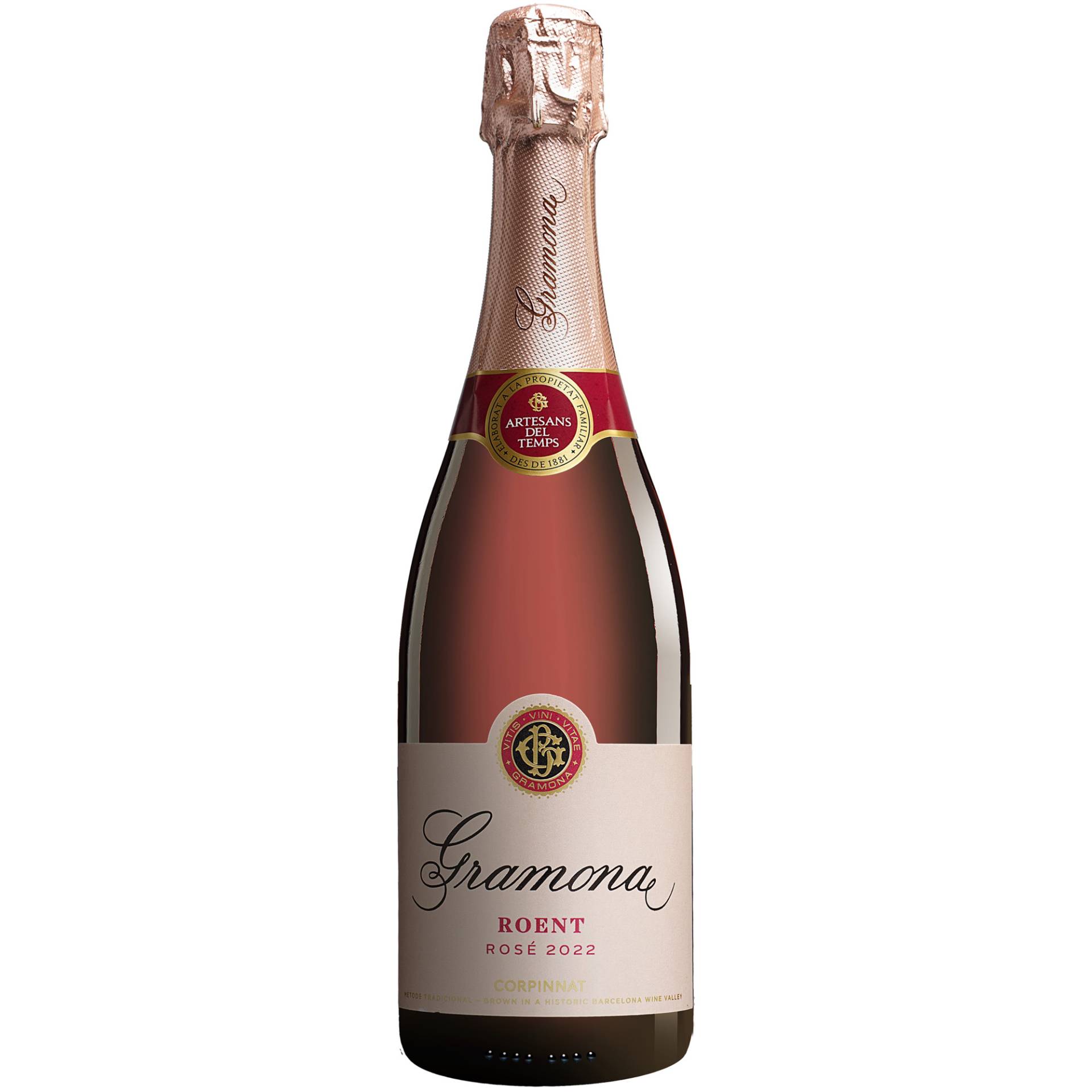 Gramona Rosé Roent Brut 2022  0.75L 12% Vol. Trocken aus Spanien von Gramona