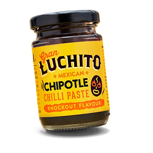 Gran Luchito Mexikanische Chipotle Chilipaste 100g | Handgefertigt in Mexiko | Super rauchige Kochpaste mit mittlerer bis scharfer Würze| Perfekt zum Kochen mexikanischer Speisen (1er-Pack) von Gran Luchito