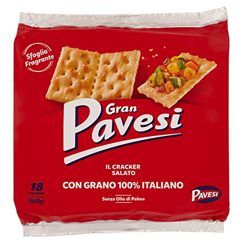 Gran Pavesi Cracker Salati - gesalzen 560 gr. von Pavesi