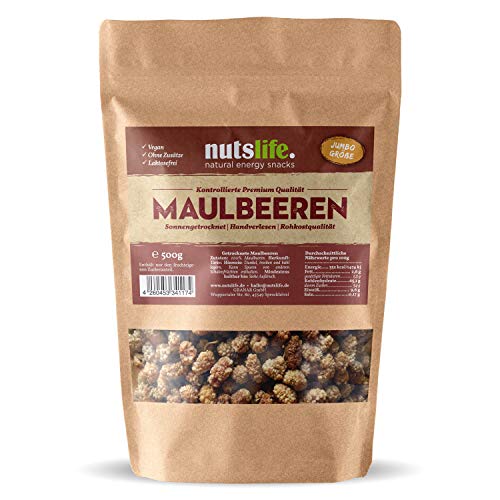 Getrocknete Jumbo Maulbeeren - 1x 500g von Granar