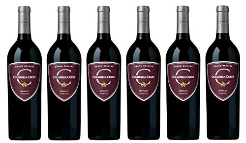 6x 0,75l - 2020er - Columbia Crest - Grand Estates - Merlot - Columbia Valley - Washington - Vereinigte Staaten - Rotwein trocken von Grand Estates