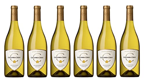 6x 0,75l - 2021er - Columbia Crest - Grand Estates - Chardonnay - Columbia Valley - Washington - Vereinigte Staaten - Weißwein trocken von Grand Estates