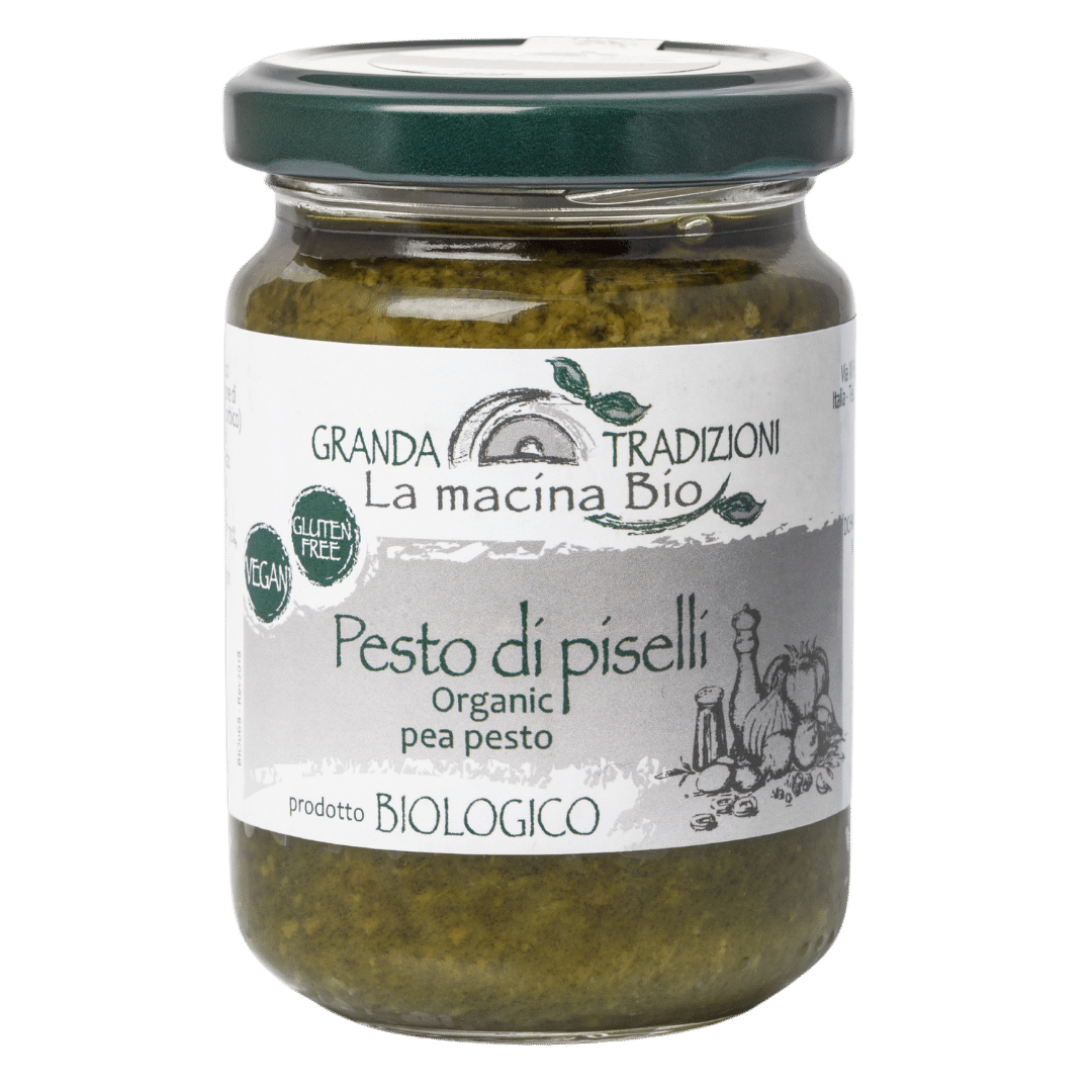 Bio Pesto mit Erbsen, 130 g von Granda Traditioni