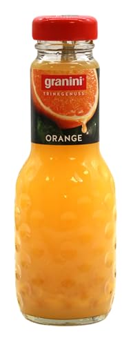 24 Flaschen a 200ml Granini Orangensaft in MEHRWEG Pfand Flaschen orange Trinkgenuss von Granini