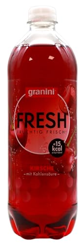 Granini Fresh Kirsche Saftschorle mit Kohlensäure, 12er Pack (12 x 0.75 l) EINWEG von Granini