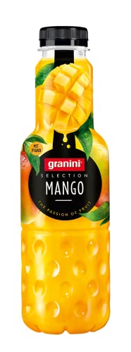 granini Selection Mango (1 x 0,75l), 24% Frucht, Mango Fruchtsaftgetränk, exotischer Fruchtgenuss, vegan, laktosefrei, ideal zum Mixen, mit Pfand von Granini